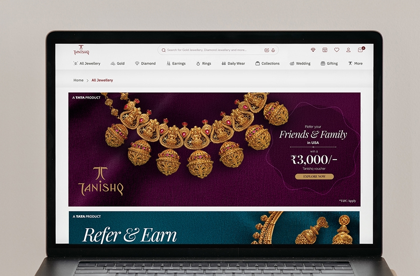 Tanishq Web Banner Laptop Mockup 1